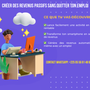 Comment créer des revenus passifs sans quitter ton emploi ?