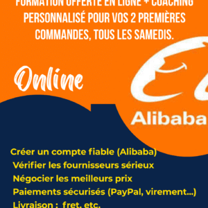 Formation gratuite en ligne sur l'importation + Coaching personnalisé pour vos 2 premières commandes – Tous les samedis