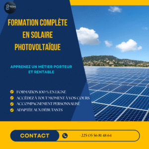 Pack Pro – Dimensionnement & Installation Photovoltaïque formation en ligne + coaching sur votre premier chantier